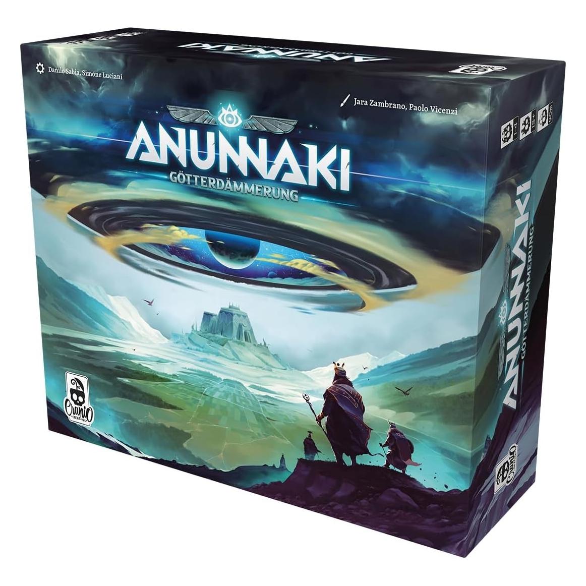 Asmodée CRCD0020 - Anunnaki: Götterdämmerung, Brettpiel, für 1-4 Spieler, ab 13 Jahren (DE-Ausgabe) (Deutsch, 1 - 4 Spieler) (CRCD0020)