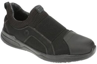 Nunn Bush Grazie AP1 Work Slip-On - Mens 7.5 Black Slip On Medium