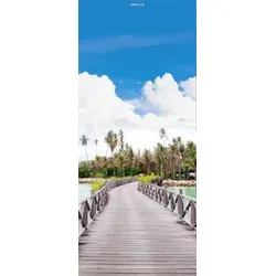 Scheurich Türfolie Boardwalk, für Innen- Außentüren