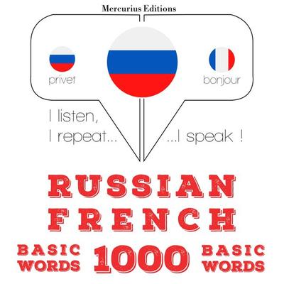 1000 essential words in French - JM Gardner, Audio, 9782821129153