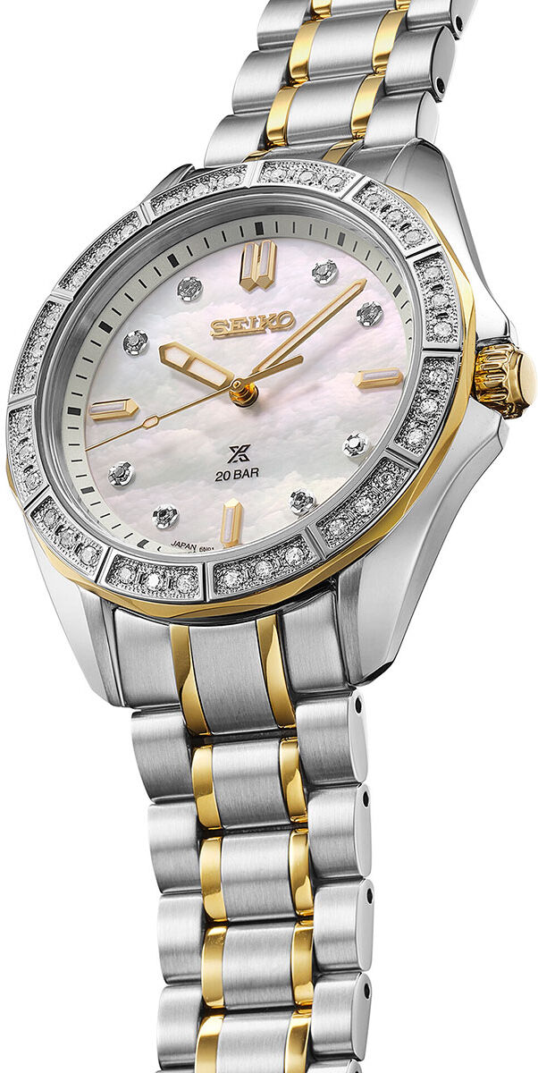Seiko Prospex Ladies Marine Sports Mother Of Pearl SUR622J1