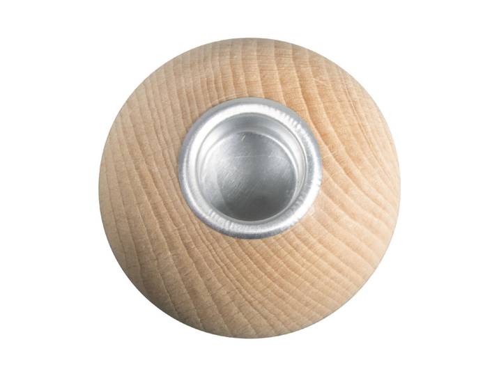 Rayher Rohholzkugel Kerzenhalter ⌀ 7 cm