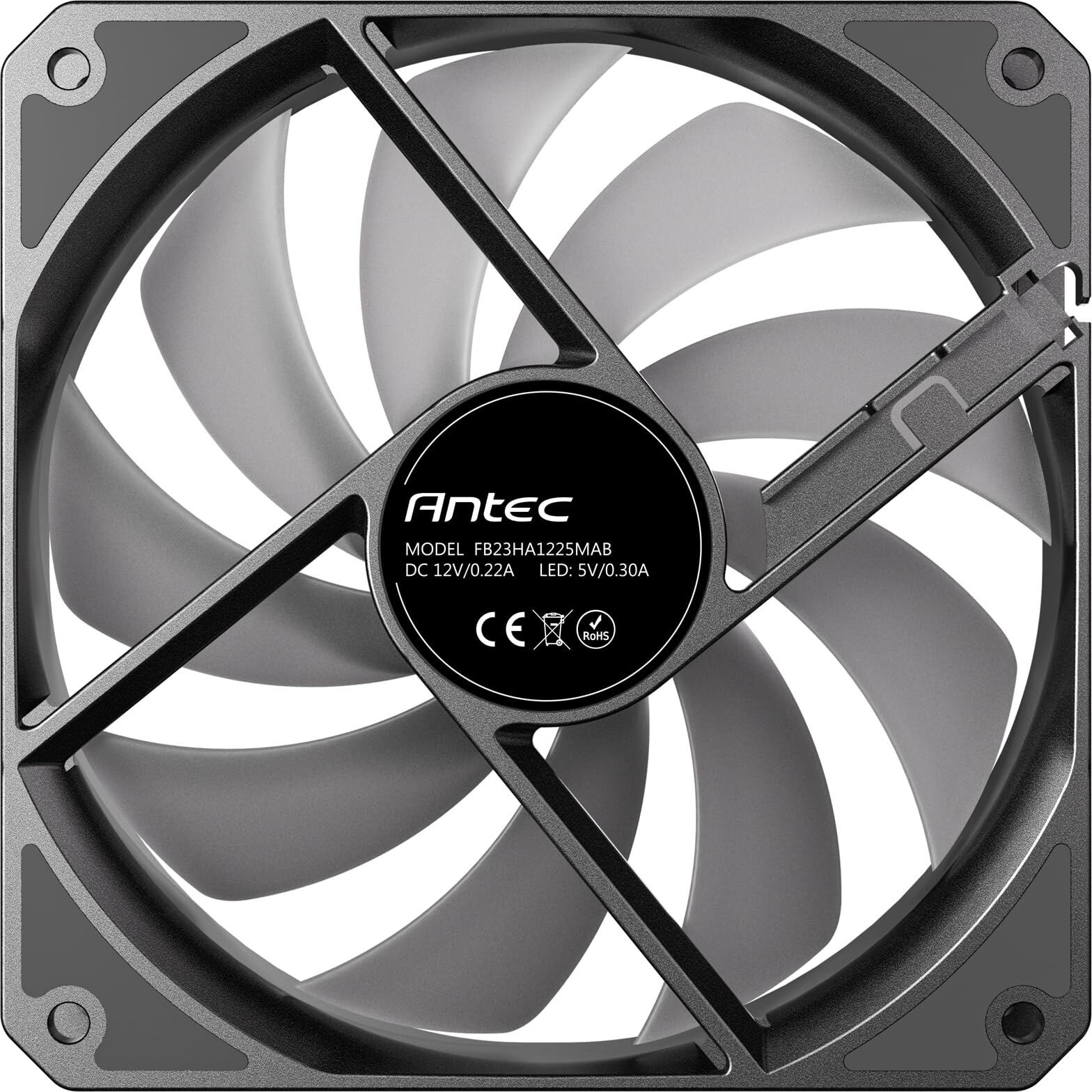 Antec P12r Pwm Reverse Argb Fan - Black