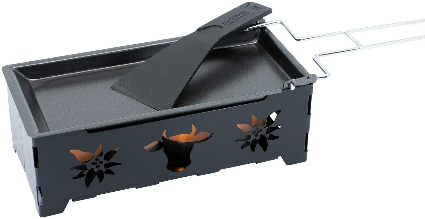 Raclette KADASTAR "2go Muh Anthrazit", grün (dunkelgrün, schwarz), B:18,7cm H:9cm T:6,3cm, Raclettes, Raclette dunkelgrün, schwarz Einheitsgröße