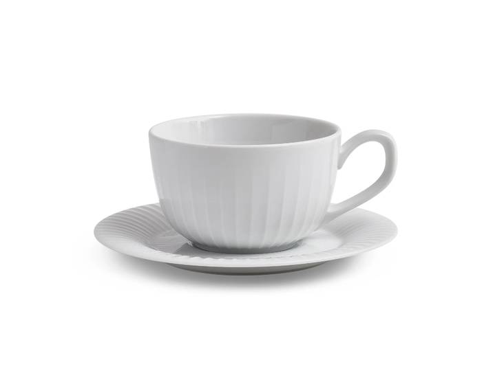 Kähler Tasse et soucoupe Hammershøi blanc