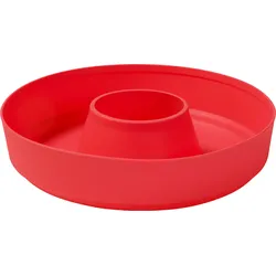 Omnia Silikonbackform 2.0 für Campingbackofen rot