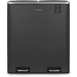 Les Collectors Abfalleimer 2x30L N°916 Anthrazitgrau
