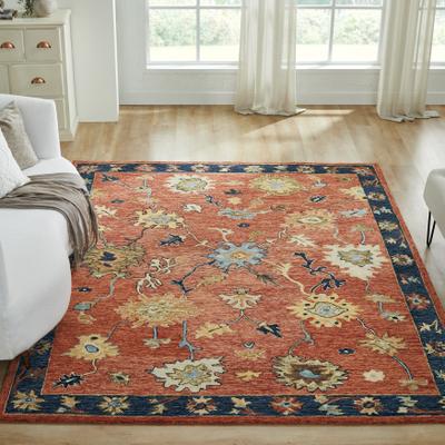 KALATY Heritage Haven Garden Wool Area Rug