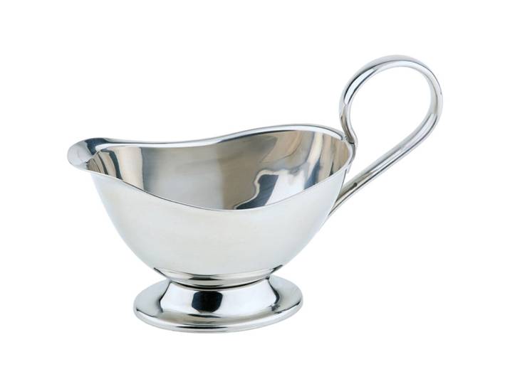 Sauciere Aps silber Edelstahl B 10.5 cm 0.45 l - Sauciere