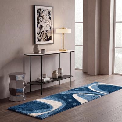 SAFAVIEH Florida Shag Riet Abstract 1.2-inch Thick Rug