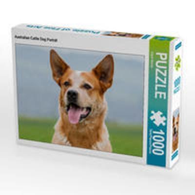 CALVENDO Puzzle Australian Cattle Dog Porträt 1000 Teile Lege-Größe 64 x 48 cm Foto-Puzzle Bild von Sigrid Starick