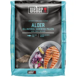 Weber 100 % natürliche Hartholzpellets aus Erlenholz - 8 kg FSC