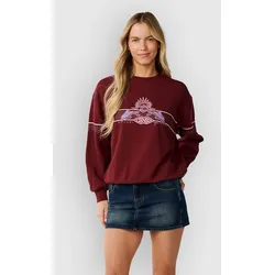 Rip Curl Archive Dolphin Oversized Crew Sweater dark plum Gr. M