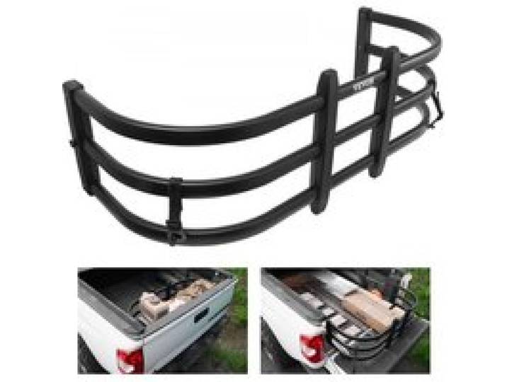 VEVOR Ladeflächenverlängerung Pickup Bed Expander 1410–1725 mm Einstellbare Länge, Ladeflächenteiler aus Aluminium Bed Extender Design mit 180° Drehung Laderaum Verlängerung Pickup Ladefläche