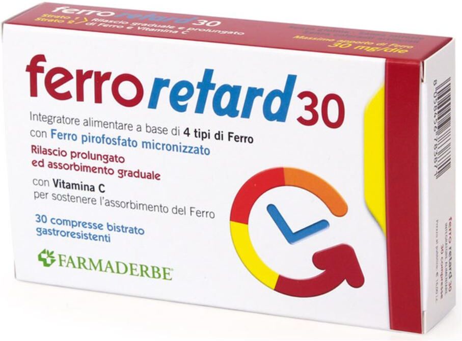 FARMADERBE Srl FERRO RETARD 30CPR