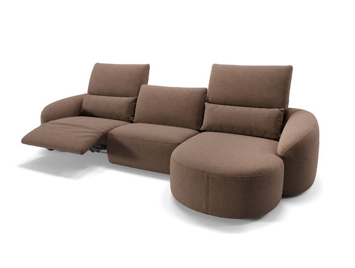 Design Sofa ST. MORITZ Sitzecke Wohnlandschaft Stoff Eckgarnitur