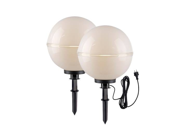 Kugelleuchte JUST LIGHT HEMIS , weiß, B:40cm Ø:4cm, Leuchten, Kugelleuchte, ExklusiveE27, IP44, IP44