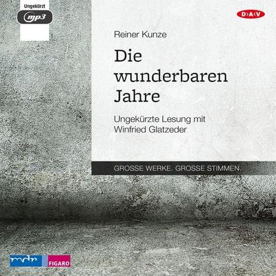 Die wunderbaren Jahre - Reiner Kunze, Audio, 4057664019103