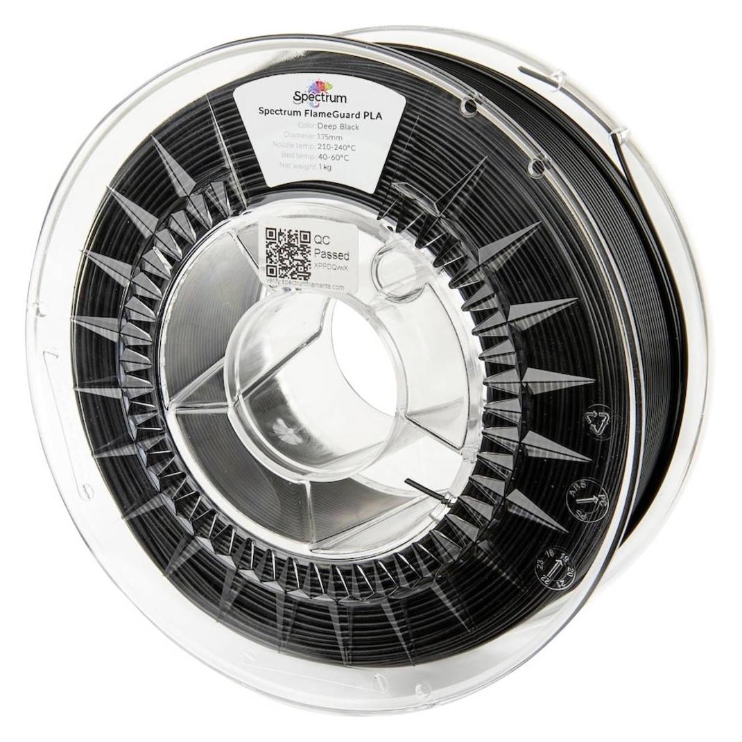 Spectrum Filament FlameGuard PLA Black 1kg 1.75mm (PLA, 1000 g, 1.75 mm) (81449)