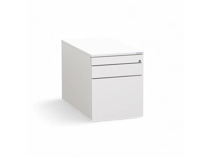 Rollcontainer Tradingzone Smartline, Weiss, mit Hängeregister & Stauraum, Neu – perfekt für modernes Büro