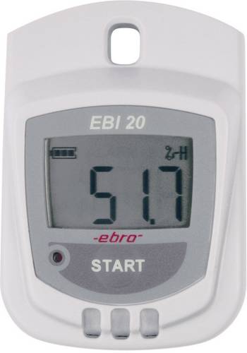 Ebro 1601-0044-Z EBI 20-TH1 Multi-Datenlogger Messgröße Luftfeuchtigkeit, Temperatur -30 bis +70°C 0 bis 100% rF