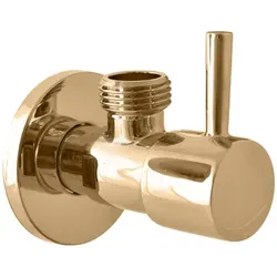 Eckventil RAV Slezák 1/2"x3/8" gold glänzend RV0238Z