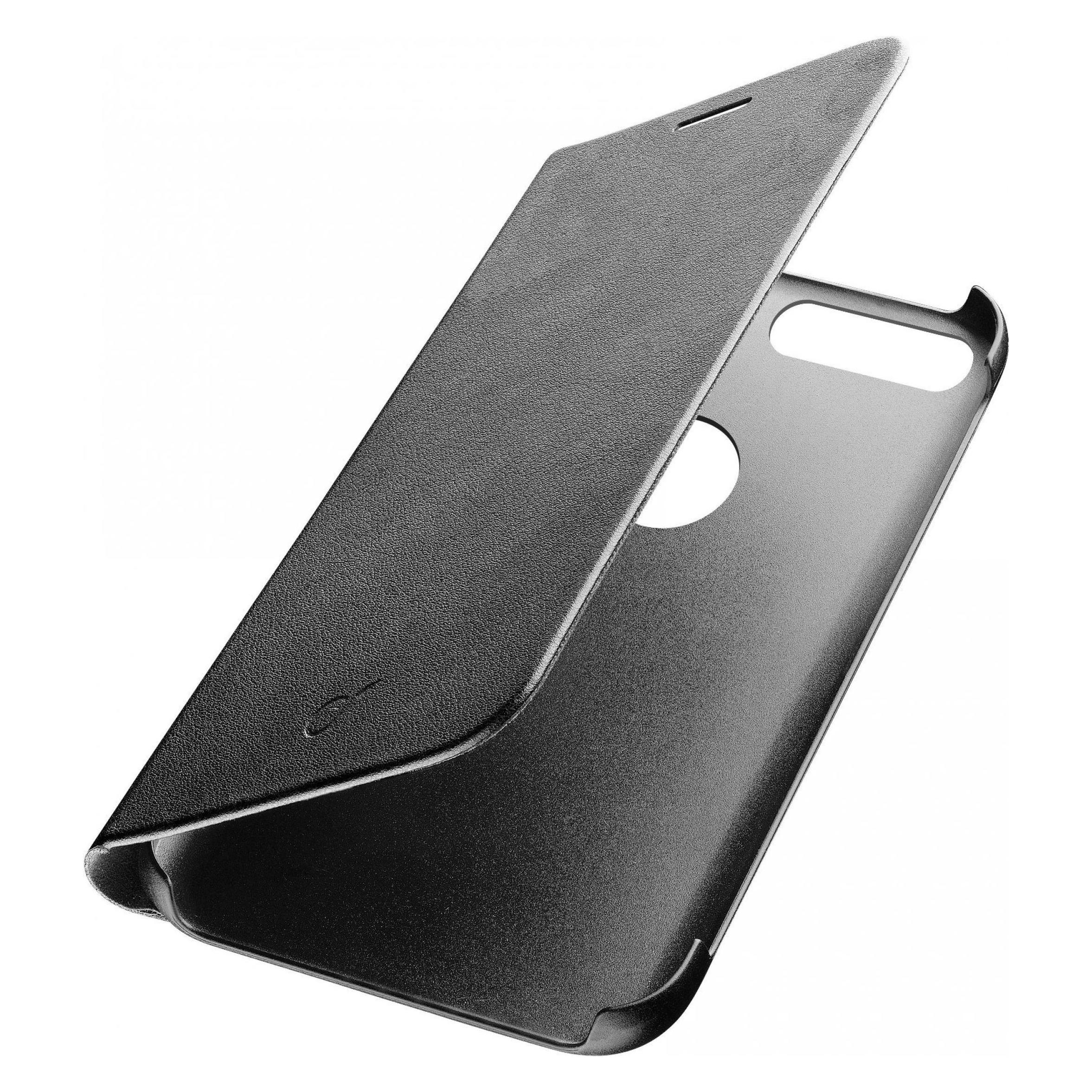 Cellularline BOOKY718K Booklet Passend für: Huawei Y7 (2018) Schwarz (Honor 7c, Huawei Y7 (2018), Huawei Y7 Prime (2018)) (39726)