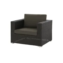 Lounge-Sessel wetterfest Casablanca , grau , Maße (cm): B: 97,5 H: 65 T: 86.0