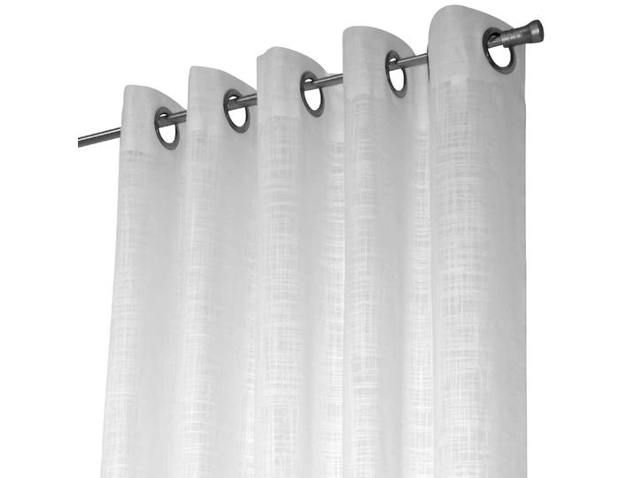 Arvidssons Textil Rideau à oeillets métalliques Norrsken blanc