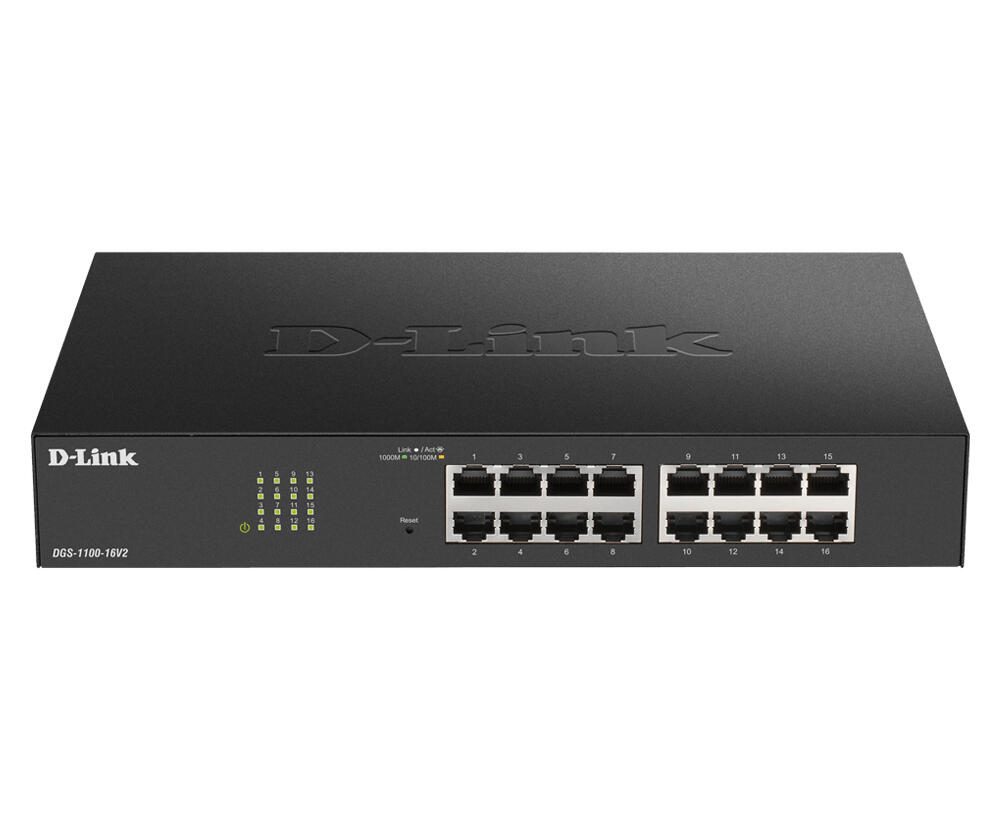 D-Link DGS-1100-24PV2/E, 24-Port Managed Layer2 PoE Gigabit Smart Switch