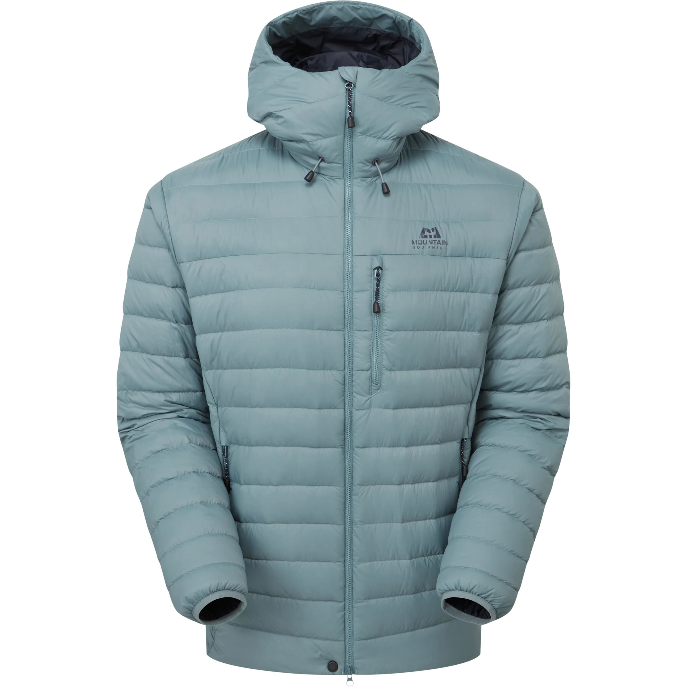 Mountain Equipment Earthrise Herren Isolationsjacke tuerkis Größe M Trekking Winddicht Wasserabweisend