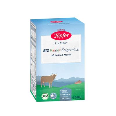 Töpfer Lactana Kinder Bio Folgemilch Pulver 500 g