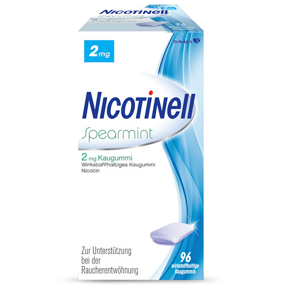 Nicotinell Kaugummi Spearmint 2 mg 96 St