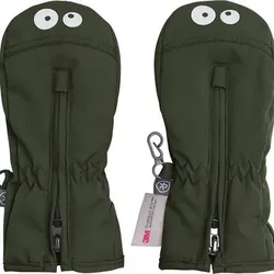 COLOR KIDS Color Kids Kinder Feustling Mittens W. Zipper, Größe 6-12 mdr. in Grün Grün