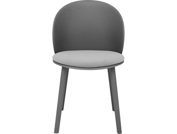 Stilvoller Stuhl Umbria Stoff Grau - Stuhl
