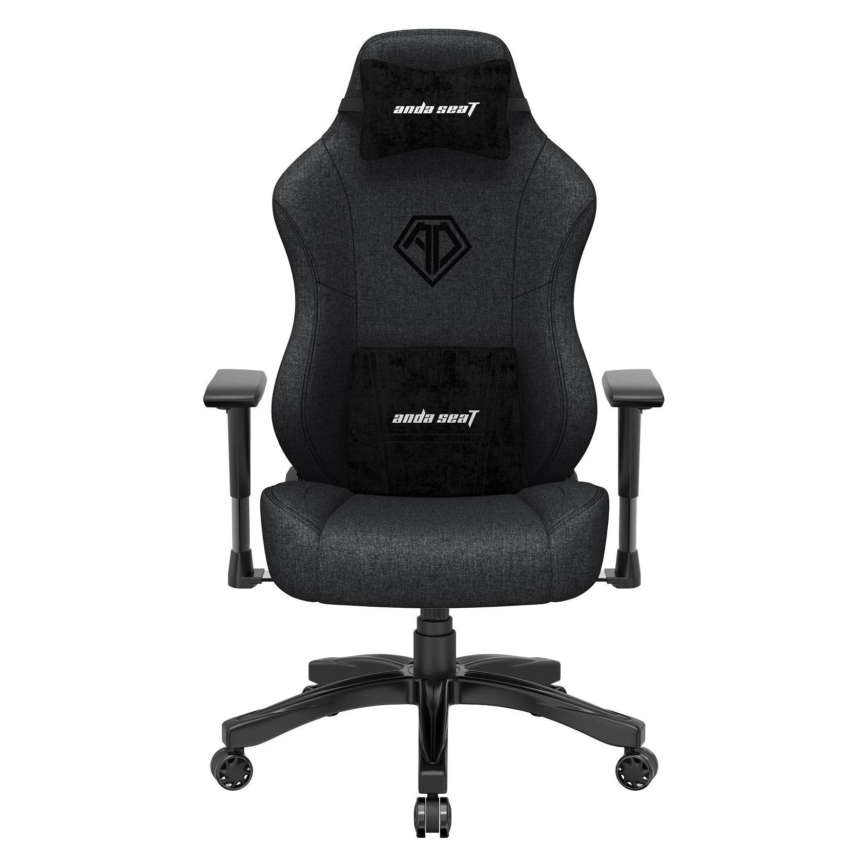 Anda seaT Fotel Fotel gamingowy materiałowy Phantom 3 L ciemnoszary obrotowy (AD18Y-06-GB-F)