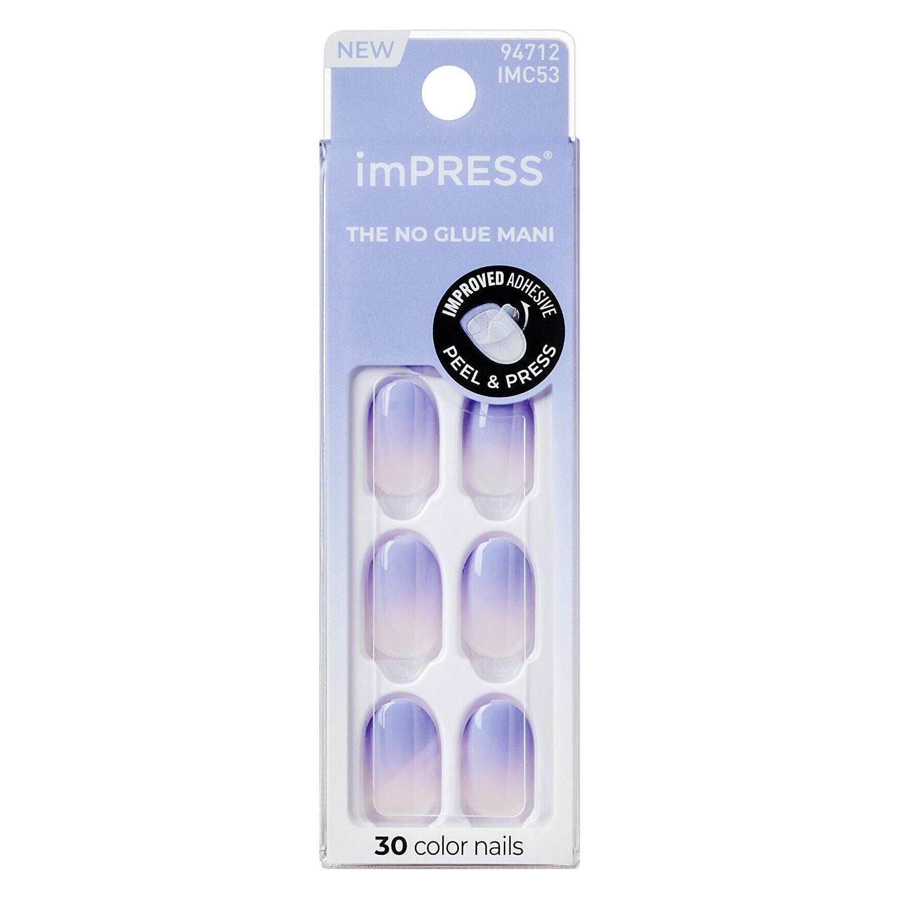 KISS Impress Color Nails Friendzone - 30 Self-Adhesive Nails (Kunstnägel, Friendzone) (59202686)