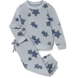 Tchibo - Baby-Nicki-Set - Baby - Gr. 74/80 - hellblau/print