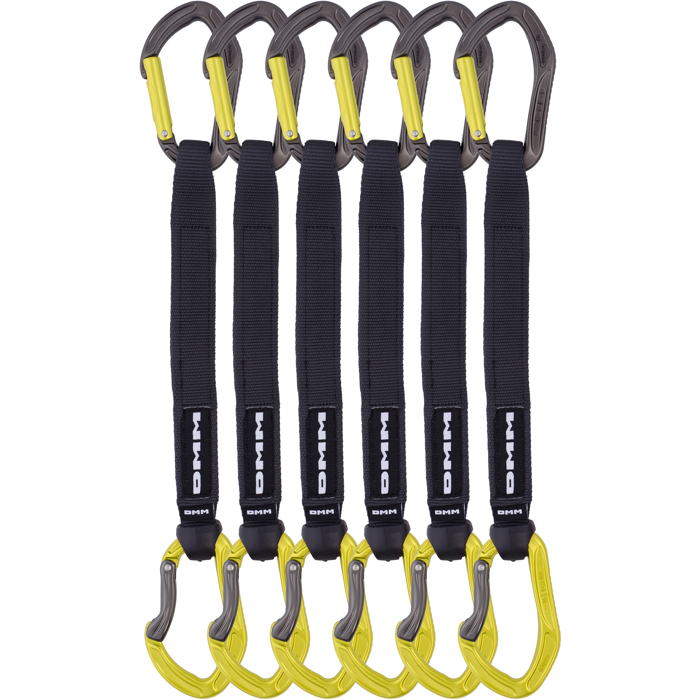 DMM Alpha Sport 6er Pack Expresssets Express-Sets gruen Größe 12CM Sportklettern