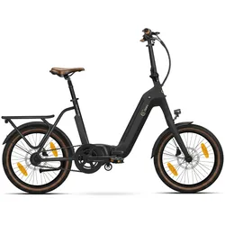 SachsenRAD E-Klapprad Faltrad F3R Centro mit Riemenantrieb und Magnethalterung