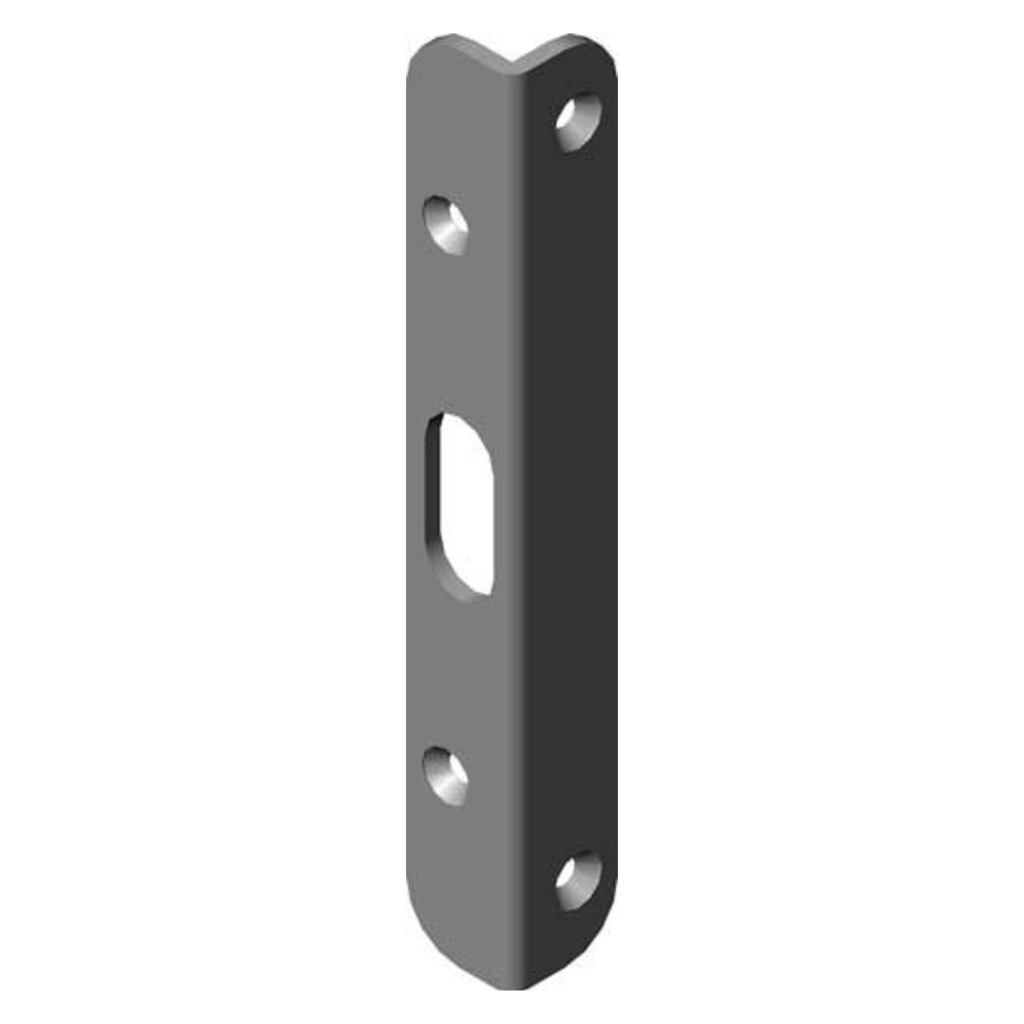 Magni KFV HT-Zusatzschliessblech, rd,2317,W,f. Holz. (Türgriff) (4053569191555)