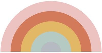 Tempaper Rainbow Vinyl Rug