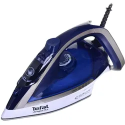 Tefal Ultimate Pure FV6812E0 Bügeleisen Dampfbügeleisen, Bügeleisen, Blau, Silber