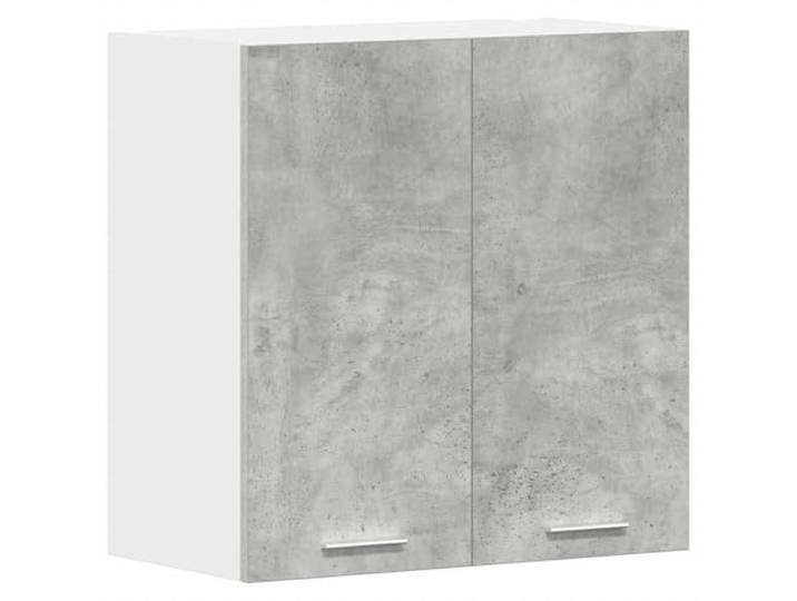 RJPLMFV Wandschrank, 60 x 31 x 60 cm, Grau, Beton, Holz Langlebiges Verbundholz, staubdichte Türen, vertikale Aufbewahrung, einfache Reinigung