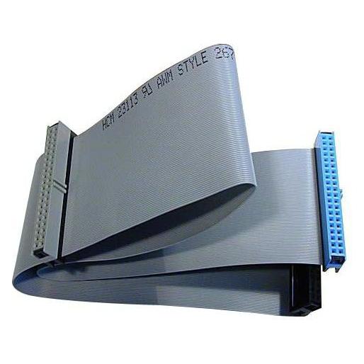 Logo Floppy Kabel Daten-ATA 100, 0.7 m, 40 Adern, ATA100, flach, grau,, EOL (70 cm) (24629)