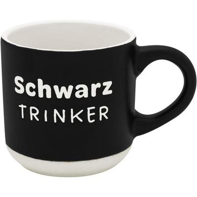 Espressotasse Gravur SCHWARZTRINKER