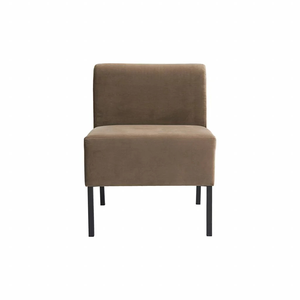 House Doctor Feast modulaire eetkamerbank 1-zits bruin/zand