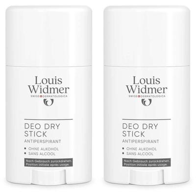 Widmer Deo Dry Stick Antiperspirant o.P. 2x 2x50 ml Stifte