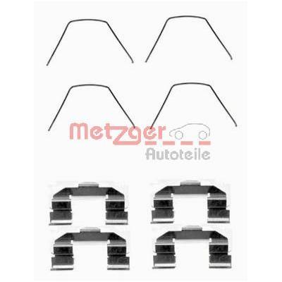 METZGER AUTOTEILE Zubehörsatz, Scheibenbremsbelag 109-1607 für MAZDA