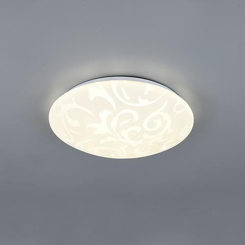 Trio Plafonniere Umbria V LED Albast Rond Ø 30 cm